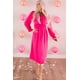 thumbnail image 1 of ABPHQTO Vestido a media pierna con escote en V en la parte delantera con abertura en la parte delantera y cuello en V para mujer, 1 of 5