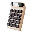 thumbnail image 2 of Calculadora de Interruptor Mecánico Pantalla Inclinable de 15 degree Calculadora de Botón Grande Teclas de Botón Redondas Retro Calculadora de Oficina Bási , De De Sunnimix Calculadora, 2 of 8