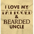thumbnail image 2 of Love My Tattooed And Bearded Uncle Romper Boys or Girls Infant Baby Brisco Brands NB, 2 of 6