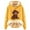 Yellow, variant on Telankuip Sherpa Lined Hoodies for Women Winter Warm Cozy Highland Cow Graphic Print Pullover Sweatshirts Long Sleeve Casual Stylish Xmas Holiday Hooded Tops Yellow XL