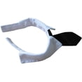 thumbnail image 4 of Corbata para perros, collar de algodón para mascotas con lazo negro para perros y gatos (1 unidad, L), 4 of 4