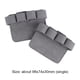 thumbnail image 3 of Fitness Guantes antideslizantes para levantamiento de pesas, protectores de manos, almohadillas protectoras para la palma de la mano (gris), 3 of 6