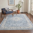 thumbnail image 3 of KUETH Modern 5x7 Area Rugs for Living Room, Non Slip Machine Washable Retro Rugs, Low Pile Chenille Print Rug for Bedroom, Dining Room, Home Office, 3 of 6