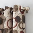 thumbnail image 5 of No. 918 Geometric Grommet Semi-Sheer Curtain Panel, 48" x 84", 5 of 7