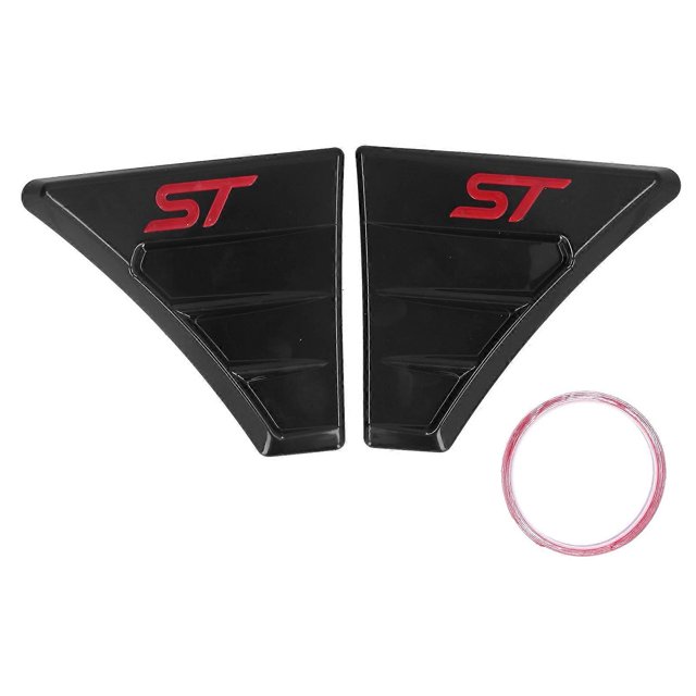 Paire de garnitures de ventilation latérale pour aileron de coffre ST RS, accessoire de modification pour Ford Focus MK2, rouge