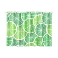 thumbnail image 3 of YUSDECOR Rideaux de Fenêtre Vert Lime Rideaux de Cuisine Chambre 26x39 Pouces, 2 Pcs, 3 of 3