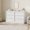 Antique White, variant on TEQIN 6 Drawer Dresser for Bedroom,Larger Chest of Drawers,Storage Cabinet, Modern Design Dresser Wide Chest of Drawers Organizer Storage for Bedroom, Living Room, Porch