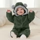 thumbnail image 1 of Traje de oso para bebé, leggings, ropa de lana de invierno para niñas y niños, mono con capucha, traje de nieve, abrigo para niños, 1 of 8