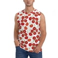 thumbnail image 1 of Balery Tomato Camisetas sin mangas para hombre, absorbe la humedad y protege contra el mal olor.-3X-Large, 1 of 7