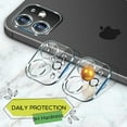 thumbnail image 6 of Dteck [3 Pack] for Apple iPhone 12 6.1-inch Camera Lens Protector Anti-fingerprint Anti-Scratch Tempered Glass Ultra Slim HD Clear Protective (Transparent), 6 of 6