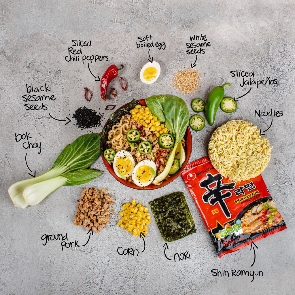 Nong Shim Shin Ramyun Meal Noodle Case of 10 4.2 oz. 