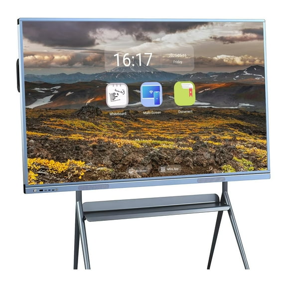 JYXOIHUB All-in-One 55" Smart Board, Touch Screen Digital Electronic Calendar Smartboard 4K Interactive Display for Education Training, Offices(Include Wall Mount)
