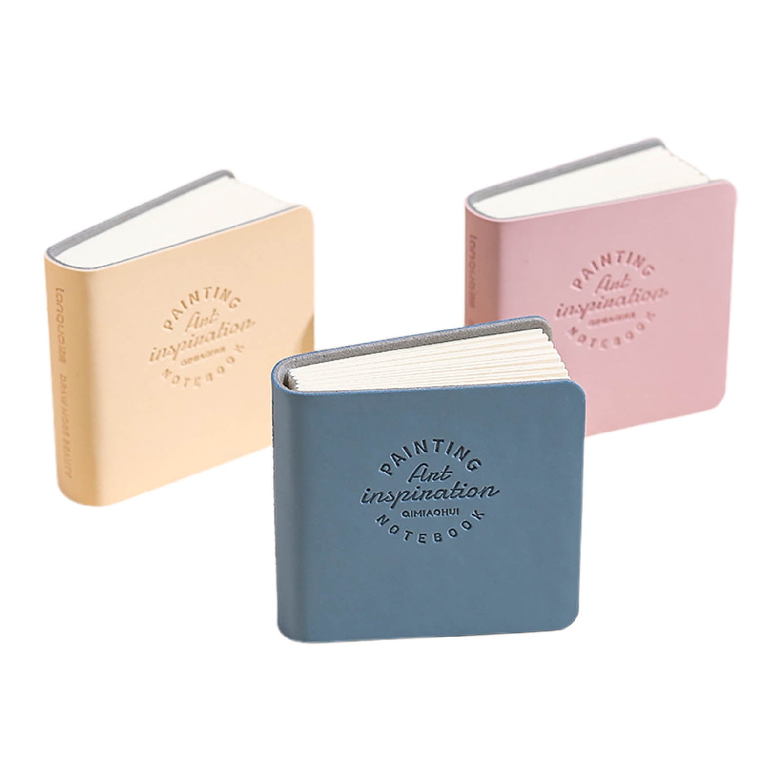 Watercolor Journal 3Pcs Watercolor Sketchbook Watercolor Journal 300 GSM Cotton Paper Portable Small Pocket Notebook 48 Pages Each Painter Art Supplies Pocket Art Sket