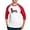 Red/White, variant on CafePress - Wild Dachshund Baseball Jersey - Cotton Baseball Jersey, 3/4 Raglan Sleeve Shirt
