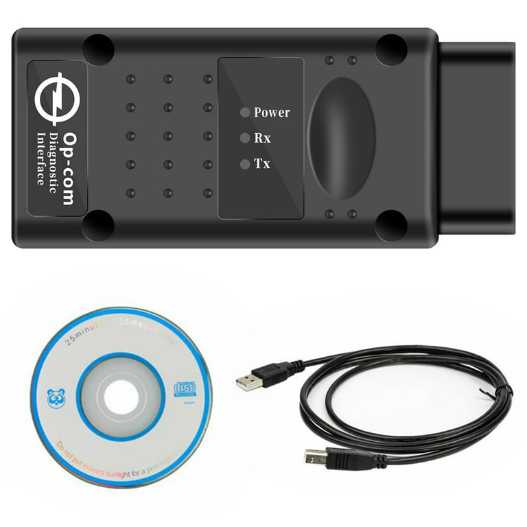Hotellet Oberst Tale Car Diagnostic Scanner Tool for Opel Vauxhall Vectra-C Astra-H Zafira-B  1990-2010+ OBD2 Diagnostic Code Reader Scanner Tool Automotive Diagnostic Scan  Tool with USB Cable and CD - Walmart.com
