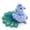Purple, variant on Peacock Plush for Adults - Soft Bird Figure Key Ring, Zoo Souvenir Collectible Ornament for Women