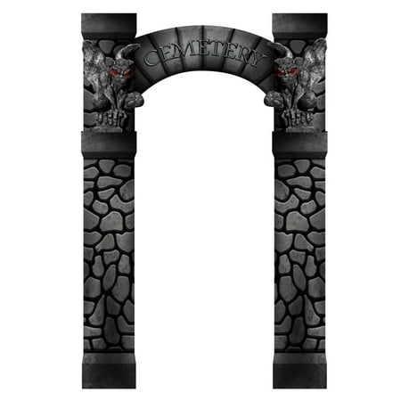 Advanced Graphics 2521 86 x 56 in. Cemetery Arch Entrance Wall Decal