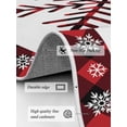 thumbnail image 3 of Christmas Snowflake Area Rug for Bedroom 5x7 Ft Red and Black Buffalo Plaid Super Soft fuzzy Throw Rug Non-Slip Fluffy Plush Indoor Floor Carpet for Living Room Nursery Home Decor, 3 of 8