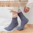 thumbnail image 2 of YOMYM 5 Pairs Fuzzy Socks for Women Winter Warm Socks Cozy Crew Soft Fluzzy Socks for Girl, 2 of 6