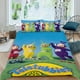 thumbnail image 2 of Teletubbies Conjunto de sábanas temático, trío de piezas, cómodo y amigable con la piel, diseño único, regalo de decoración para el hogar para familiares, amigos y fans,140cm *210cm, 2 of 6