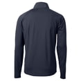 thumbnail image 3 of Men's Cutter & Buck  Navy SEC Gear Adapt Eco Knit Hybrid Recycled Quarter-Zip Pullover Top, 3 of 3