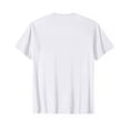 thumbnail image 4 of Women's Short Sleeve Round Neck T-Shirt with "HAPPY 250TH BIRTHDAY, U.S.A. JULY 4. 1776 - JULY 4. 2026" Print, Casual Independence Day Top White 4XL, 4 of 4