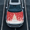 thumbnail image 3 of Pzuqiu Christmas Car Hood Cover Protector With Snowflake Tree Design - Durable Accessory for Car Exterior Decoration, 3 of 9