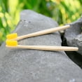 thumbnail image 2 of Bamboo Toothbrush Manual Toothbrush Nylon Bristle Toothbrush, 2 of 10
