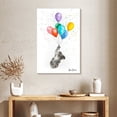 thumbnail image 2 of Elephant Stock The Koala And The Balloons Wall Art - Vertical Canvas Wall Art - Living Room Wall Decor - Animal Canvas - White And Pink Decor By Ashvin Harrison - 24" x 36", 2 of 8