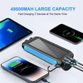 thumbnail image 2 of Cargador solar Power Bank Kepswin 49800 mAh con linterna LED, 2 of 7