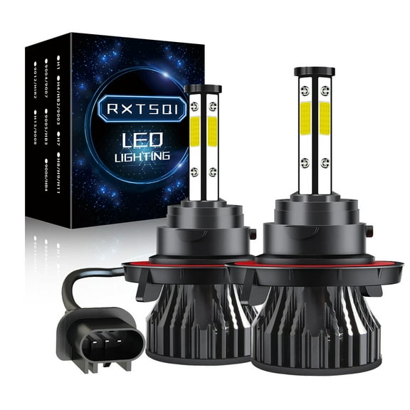 For Ford F450 Super Duty 2005-2018 Pair LED Headlight Bulbs High/Low Beam 6000K-H13/9008,X15