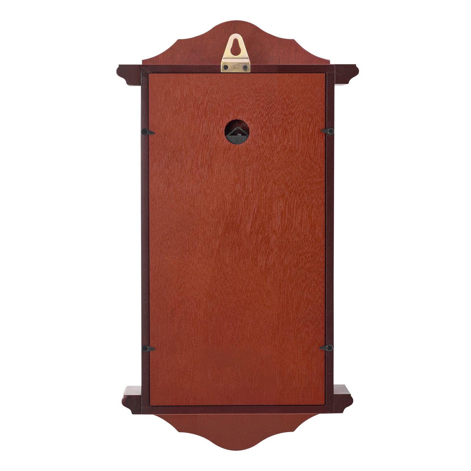 Grandfather Pendulum Clock 18 Inch Pine Wood Silent Quartz Movement for Living Room Bedroom