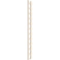 thumbnail image 3 of Ekena Millwork 47"H x 1/4"T Casablanca Adjustable Wood Decorative Slat Wall Panel Kit, Birch (contains 30 Slats + 1 Straight Edge Starter Slat), 3 of 16