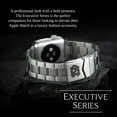 thumbnail image 2 of North Carolina Executive Series Stainless Steel Watch Band for Apple Watch - 42/44/45/49mm(46mm Series 10) by Affinity Bands, 2 of 5