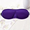 thumbnail image 2 of DABEI 1pc Double-sided Soft Smooth Eye Mask, Blackout Comfortable Blindfold, Suitable For Aviation Travel Rest, Nap, Yoga Meditation, 2 of 11