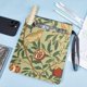 thumbnail image 5 of Funda de libro con diseño de pájaro y granada, hojas de ramas botánicas, lavable, de tela, con cremallera y bolsillo adicional., 5 of 9