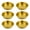 Gold, variant on 6Pcs Stainless Steel Sauce Dishes Round Seasoning, Soy Sauce Dipping Bowls 2 Oz, 4 Inch Pinch Bowls for Cooking Prep Metal, Sushi Appetizer Plates for Appetizer, Ketchup, Dessert (Silver)