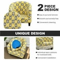 thumbnail image 6 of Club Chair Slipcovers Stretch Armchair Sofa Slipcover Washable Removable Floral Tub Sofa Couch Cover, 6 of 9