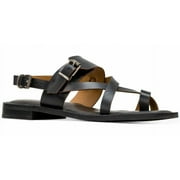 Women Patricia Nash Fidella Flat Strappy Sandals Variety B4HP MSRP $109 (Black,US 7.5)