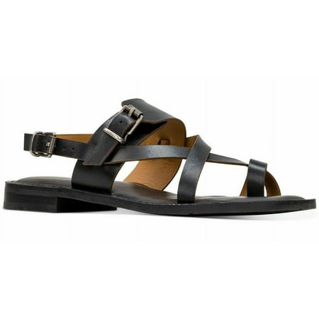 Women Patricia Nash Fidella Flat Strappy Sandals Variety B4HP MSRP $109 (Black,US 7)