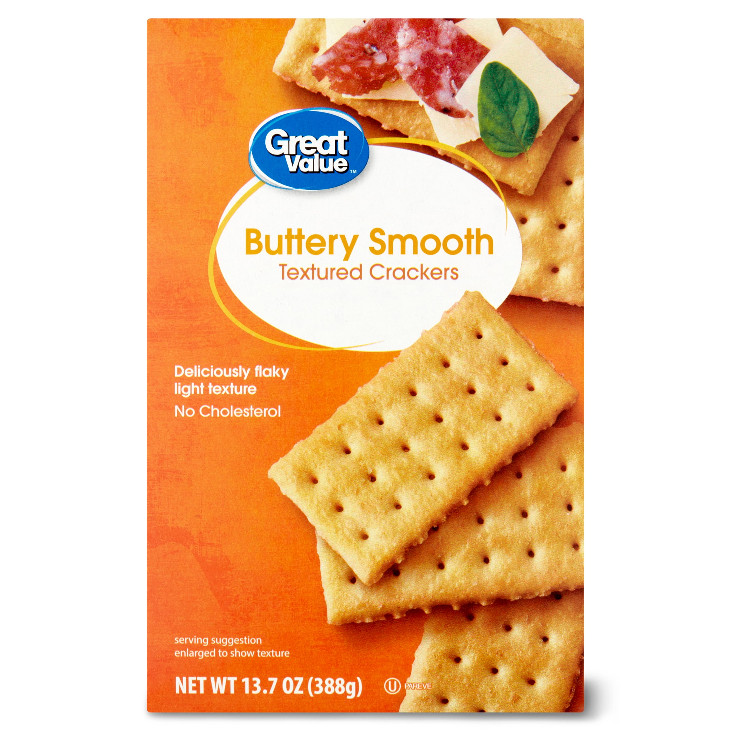 Great Value Buttery Smooth Club Crackers, 13.7 oz