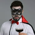 thumbnail image 4 of QUMIIRITY Elegant Black Masquerade Mask for Men Versatile Lightweight Party and Cosplay Accessory, 4 of 7