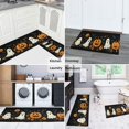 thumbnail image 6 of Kitchen Rug Set Of 2 Non Slip Kitchen Mats for Floor,Halloween Pumpkin Spooky Ghost Bat BOO Kitchen Floor Mat for Bathroom,Room Farmhouse (47x17+30x17 Inches), 6 of 7