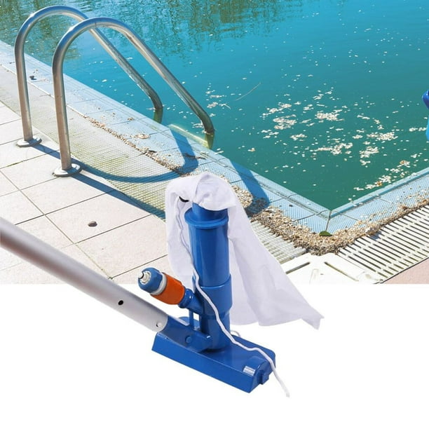 Accessoires de nettoyage de piscine, brosse de balai avec poils en acier  inoxydable, équipement de nettoyage pour murs