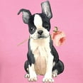 thumbnail image 3 of CafePress - Boston Terrier Rose T Shirt - Women's Traditional Fit Dark T-Shirt, 3 of 4