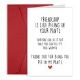 thumbnail image 1 of Bhiosng Tarjeta de cumpleaños divertida para mejor amigo, tarjeta del día de la amistad para hombres y mujeres, linda tarjeta Bestie, regalo de amistad para ella, tarjeta de agradecimiento de amistad, 1 of 7