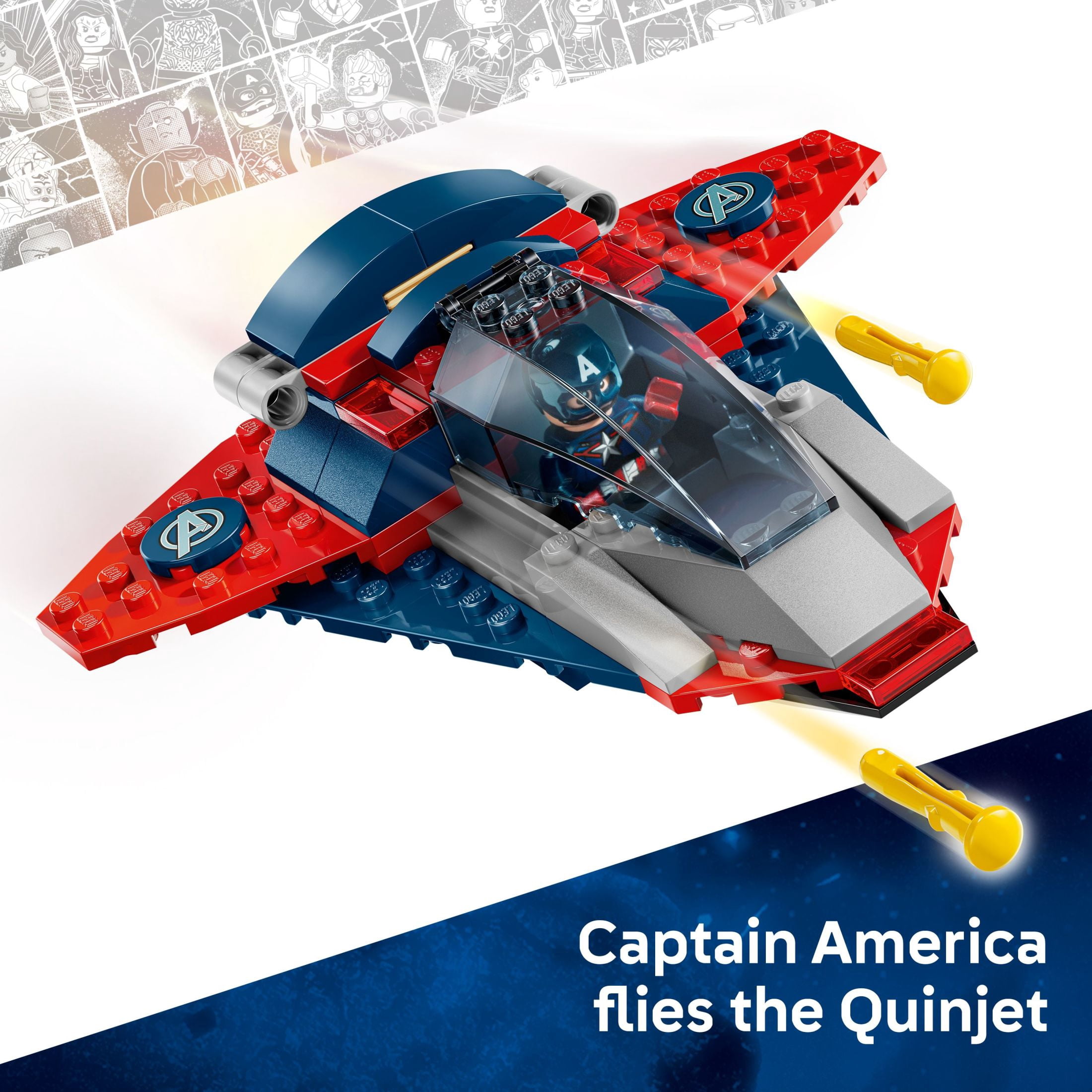 LEGO Marvel Captain America vs. Thanos Building Toy - Pretend Play Set for Boys & Girls, Ages 4+ - Kids Building Blocks W/ 2 Super Hero Toy Minifigures - Gift Idea for Birthdays - 76319