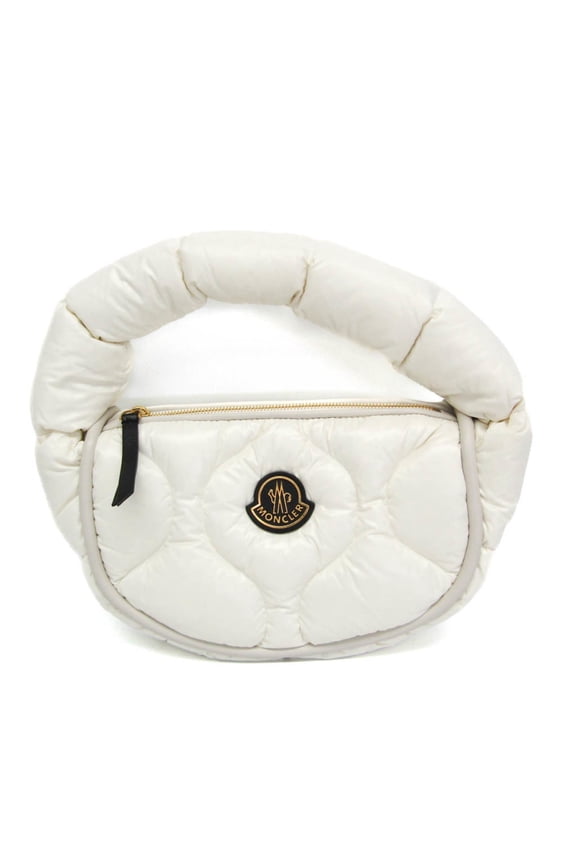 Pre-Owned Moncler DELILAH I109B5C00001 Women,Men Nylon Handbag White