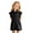 A-Black57, variant on OSOLU Kids Girls Rompers Sleeveless Solid Color Button Up Lapel One Piece Short Jumpsuit Summer Casual Outfit 2-13Y