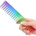 thumbnail image 1 of Hair Comb, Professional Barber Haircut Comb, Fashionable Portable Hairdressing Comb Styling Tool(number 1), 1 of 8